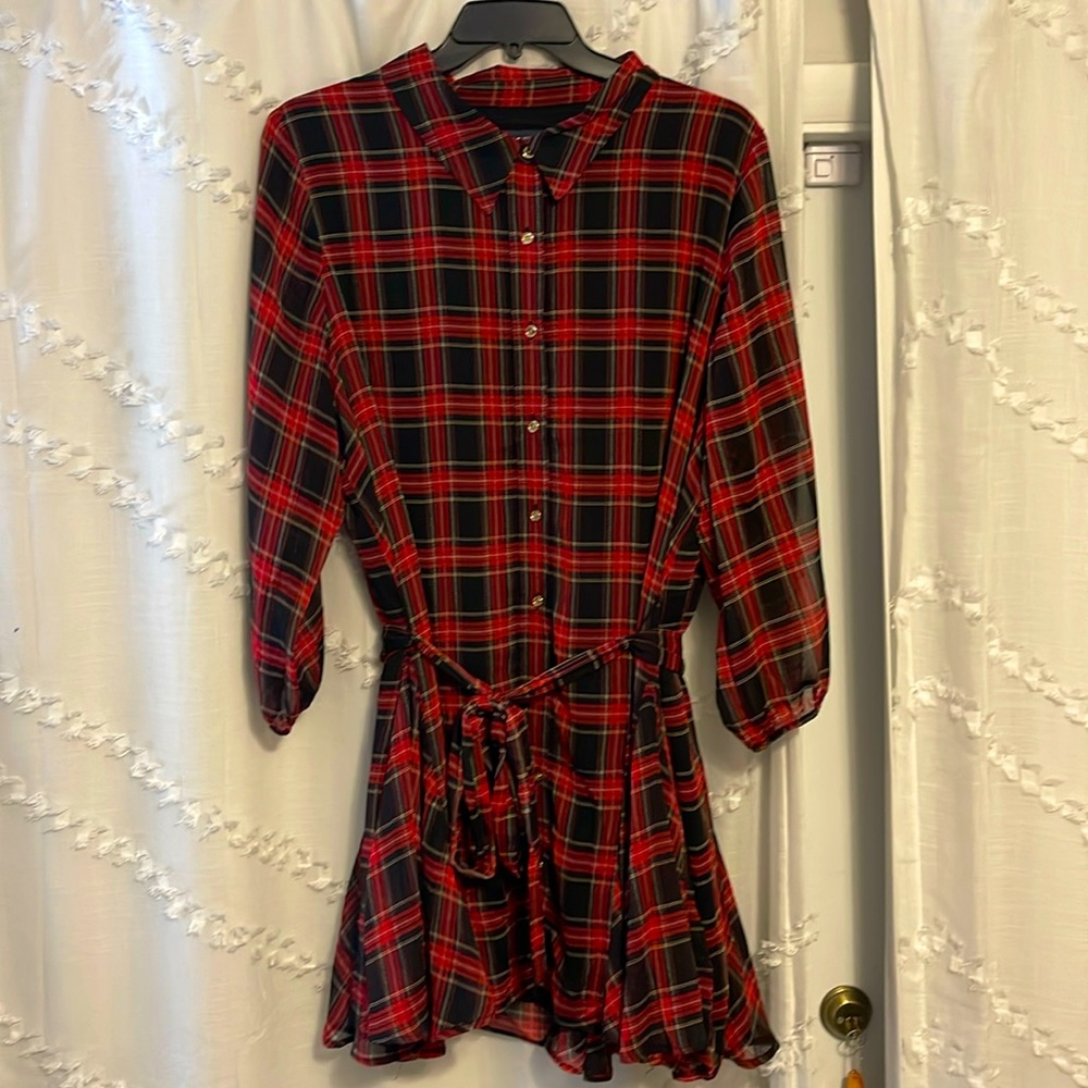 Like new plaid dress